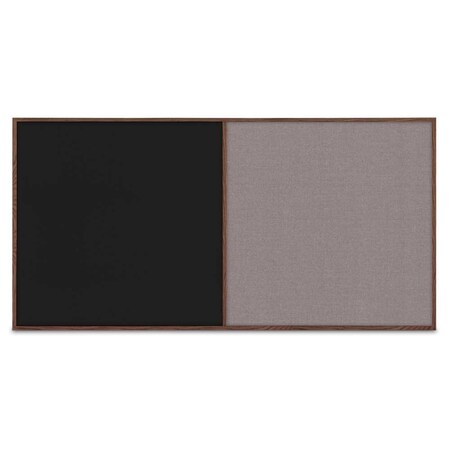 United Visual Products Enclosed Corkboard, 1 Door, 72"x48", 4" Fra, UV3412-GOLD-BUFF UV3412-GOLD-BUFF